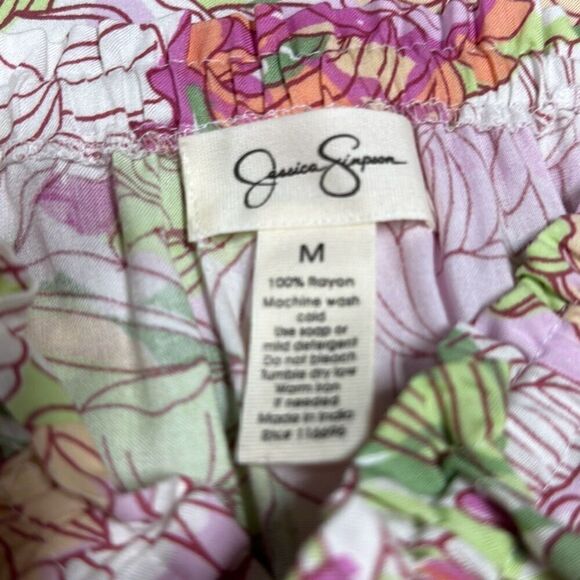 Jessica Simpson Floral Strapless Maxi Dress Size Medium NEW - Picture 6 of 6